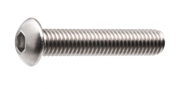Parafuso Cabeça Abaulada com Sextavado Interno Inox 316 (A4)